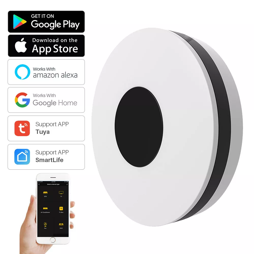 Universal Wifi Tuya Inteligente Controle Remoto [Alexa / Google] Casa Inteligente